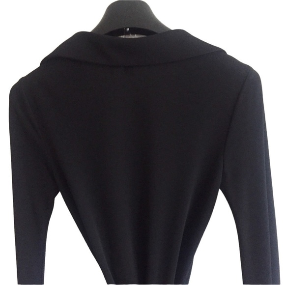 Dvf Diane Von Furstenberg Vintage Iconic Jeanne Original Wrap Dress Black 0 - Picture 4 of 8